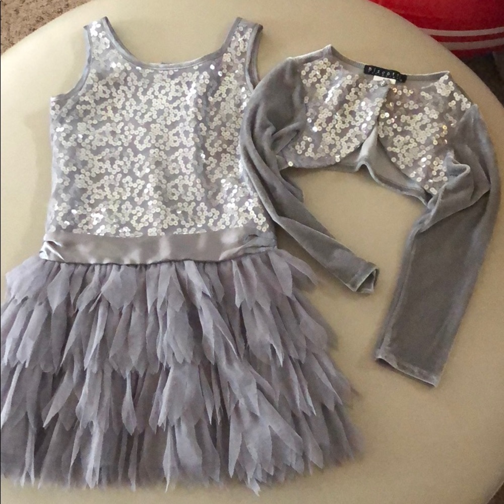 Beautiful Chasing Fireflies size 6 dress and shrug